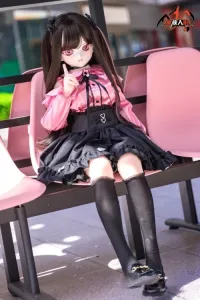 MOZU DOLL魔族人形 佑莉 Yuri 121cm(SR級)可愛い地雷系制服美少女アニメラブドール PVCヘッド+TPEボディ 大胸 ノーマル肌 宣材写真と同じ衣装