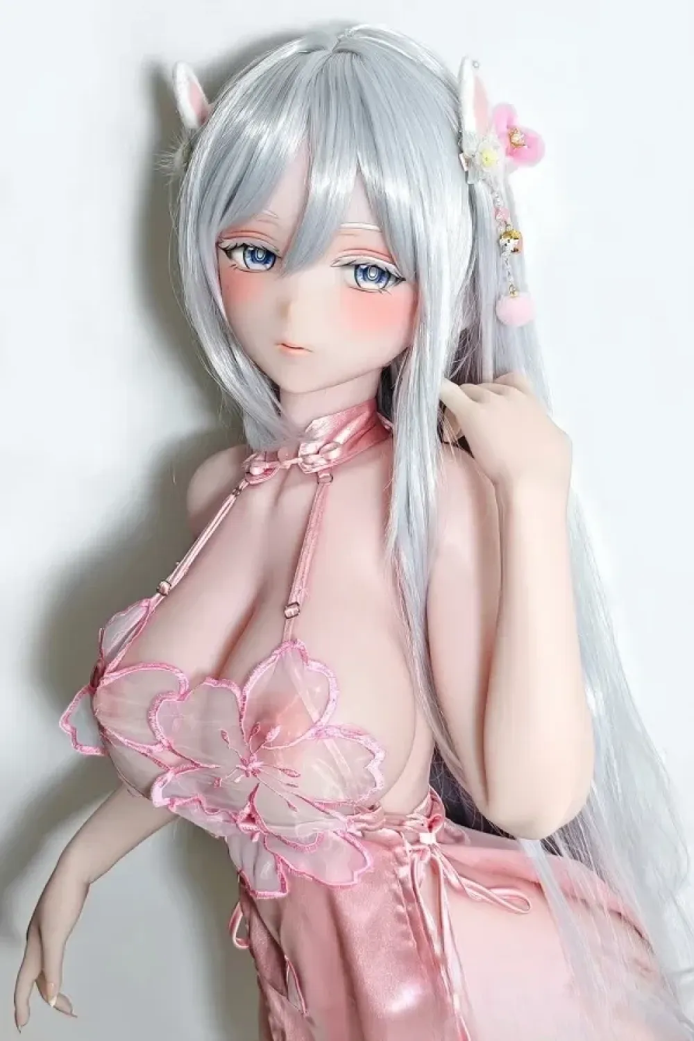 Elsa Babe AHR027番 金枝汐「Kaneda Shio」 144cm Gカップ フルシリコン製 ラブドール 花の妖精 アニメ系 二次元人形 ピンク肌