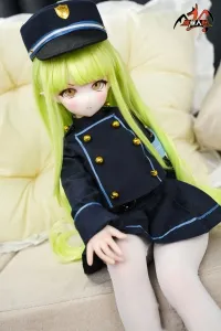 【在庫限り・再入荷なし】MOZU DOLL魔族人形 小光 Hikari 65cm(三分SR級)かわいいアニメ顔 ミニラブドール PVCヘッド+シリコンボディ ノーマル肌 宣材写真と同じ衣装