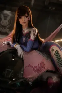 Game Lady No.46-1 D.VA 167cm フルシリコン製 コスプレ系 ラブドール ゲーム かっこいい 等身大人形 Dカップ ノーマル肌