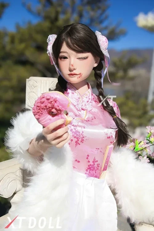 XTDOLL #XT-bym16-C Meng Ling 軽量化ボディ24kg 157cmフルシリコン製 ギャル系顔 可愛いリアル ラブドール 等身大の人形 美乳 Dカップ ノーマル肌 口開閉＆口腔模擬+目の開閉機能付き