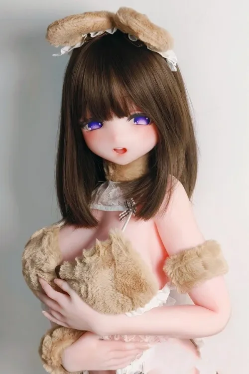 Elsa Babe AHR023番 諏訪部晴香「Suwabe Haruka」 140cm Fカップ 萌え系アニメドール フルシリコン製 可愛い 漫画風ダッチワイフ ピンク肌