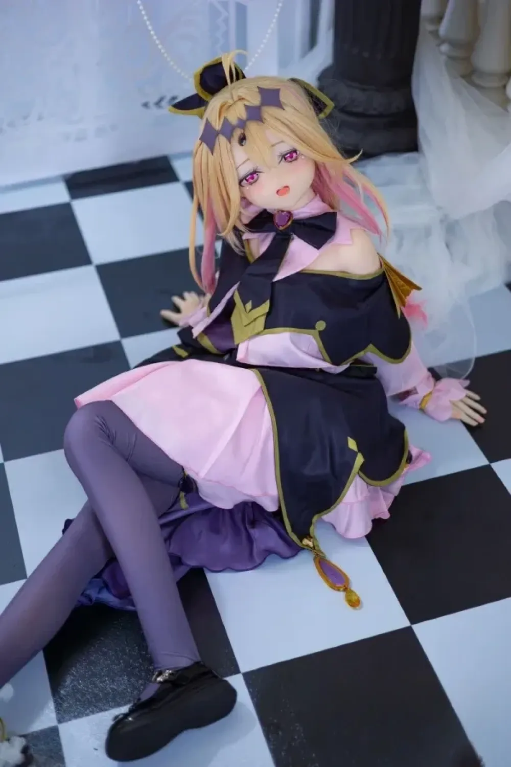Aotume Doll 凹凸咪 #136 露露卡「るるか」 145cm Bカップ 魔女っ子系ラブドール 二次元 アニメドール 白い肌 掲載画像はシリコンヘッド+TPEボディ