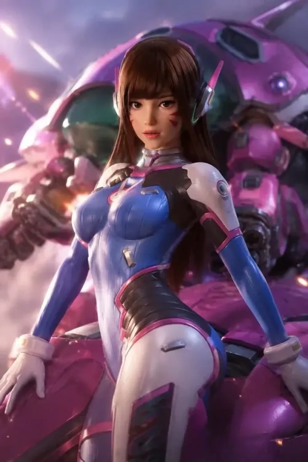 Game Lady No.46-1 D.VA 167cm フルシリコン製 コスプレ系 ラブドール ゲーム かっこいい 等身大人形 Dカップ ノーマル肌