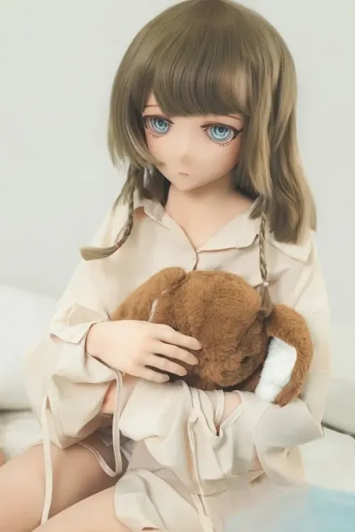 Kiradols #KH003-C 紬「Tsumugi」 150cm 憂鬱系 フルシリコン製 二次元人形 可愛い アニメ系ラブドール Aカップ ノーマル肌 【お客様ご提供写真】