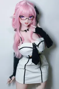 Elsa Babe AHRC022番 夏池舞「Natsuike Mai」 163cm フルシリコン製 エルフ耳 二次元人形 姉さん系 ラブドール Mカップ ピンク肌