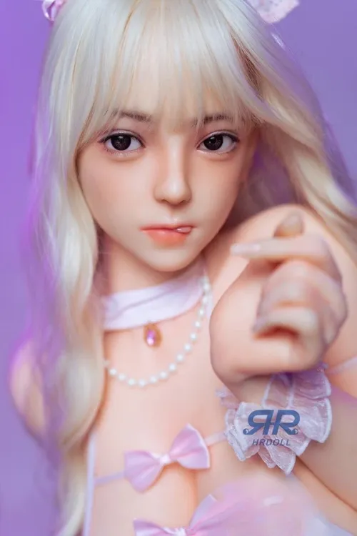 HRDOLL #R17 Angela 170cmセクシーなアジア系女性 金髪ラブドール フルシリコン製 超巨乳 Nカップ 白い肌 ROS口開閉＆口腔模擬付き