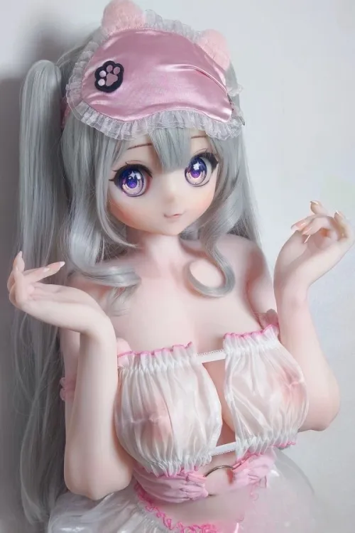 Elsa Babe RAD023番 石川清美「Ishikawa Kiyomi」 140cm銀髪美少女 フルシリコン製可愛いアニメラブドール Fカップ ノーマル肌