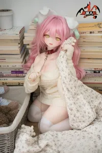 MOZU DOLL魔族人形 佩佩 Pepper 121cm(SR級)巨乳 PVCヘッド+TPEボディ かわいい やさしい アニメ系ラブドール二次元 ノーマル肌 宣材写真と同じ衣装