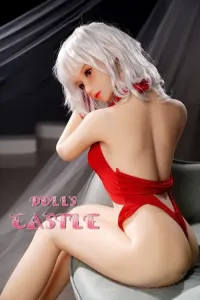 Dolls Castle #65 Rosella 145cm可愛い銀髪美女ラブドール 清純派 リアル ドール TPE製 Bカップ ノーマル肌