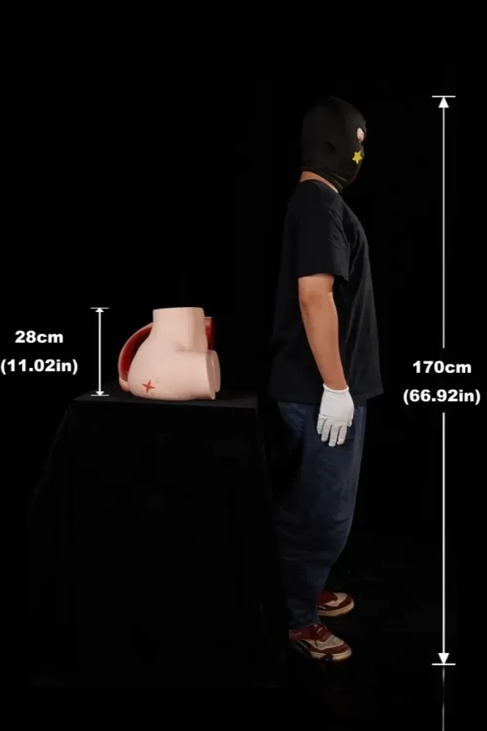 CLM(Climax Doll) Proシリーズ PA-Theory Butt Torso(Cinnamon) 15.85kg シリコン製 トルソー ファンタジー系ドール リアル造形 大人向けモデル
