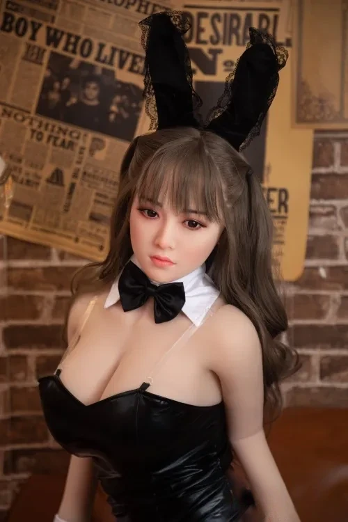 DL DOLL 晴晴 158cmバニーガールコスプレセクシードール シリコン製ヘッドとTPE製ボディ 大胸Dカップ ノーマル肌