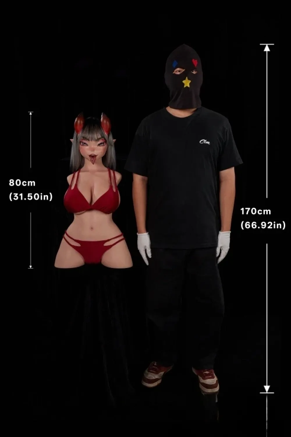 CLM(Climax Doll) ULW(超軽量化)シリーズ 15kg #664 トルソー Meru(Nature) 80cm Gカップ フルシリコン製 半身ラブドール アニメ系