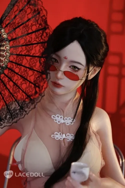 LACEDOLL 2番メイク 黎霜 168cm艶美 上品 ラブドール フルシリコン製 等身大 高級ダッチワイフ Dカップ ノーマル肌 口開閉＆口腔模擬付き
