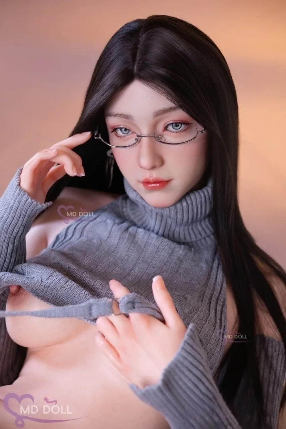 MD DOLL #M37 Bonnie ROS口腔選択可 166cmB Fカップ 猫耳カチューシャ セクシーな美人ラブドール フルシリコン製 リアル皮膚メイク付き ノーマル肌