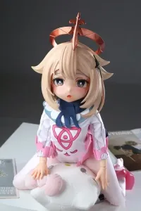 Otaku Doll 原神-派蒙 三つヘッド型選択可 65cm 3kg 人気キャラクターラブドール アニメ顔 パイモン ミニ型ダッチワイフ PVCヘッド+シリコンボディ 宣材写真と同じ衣装