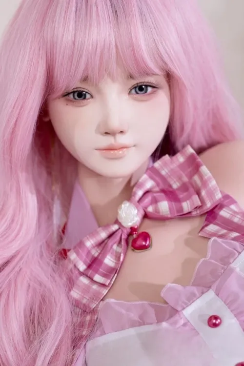 XYDOLL #BY007 Barbie ROS口腔選択可 158cm Fカップ フルシリコン製 ピンク髪 甘い顔リアルドール ノーマル肌