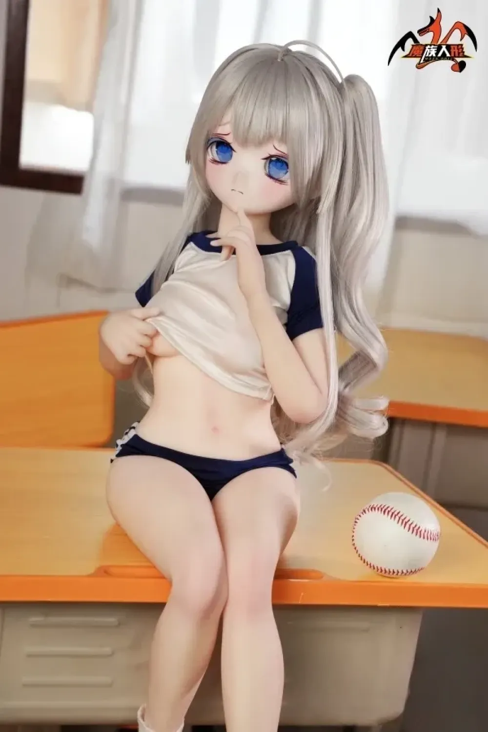 MOZU DOLL魔族人形 小凛 Rin 79cm(二分SR級)淑女体型 大人気アニメラブドール PVCヘッド+TPEボディ 等身大 sex人形 2穴オナホ 大胸 ノーマル肌 宣材写真と同じ衣装