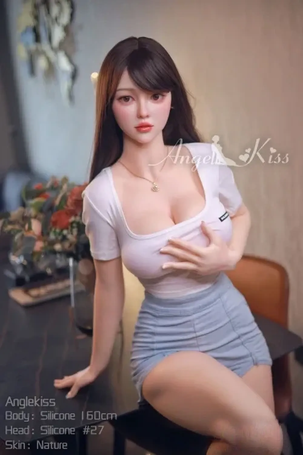 Angelkiss LS#27 明日夏 160cmフルシリコン製 美しい女神系リアルラブドール Eカップ ノーマル肌