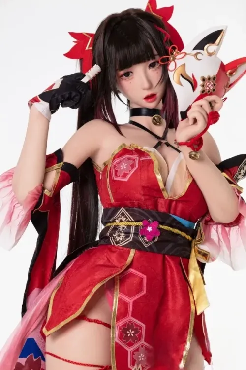 Bezlya Doll 2.2CFシリーズ 蠢沫沫 2番メイク 155cm M版 Fカップ 崩壊スターレイル 花火コス ラブドール フルシリコン製 等身大人形 ノーマル肌 口開閉＆口腔模擬付き