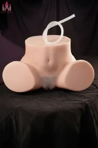 Dolls Castle #B1 Buttock Torso シリコン製 お尻ラブドール オナホ 成人用トルソー 据置型 給排水機能付き 白い肌