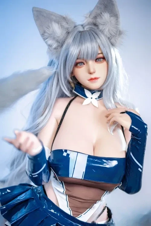 Bezlya Doll 2.1シリーズ 風鈴 155cm M版 九尾の狐コスプレダッチワイフ 等身大 ラブドール シリコン製人形 Fカップ ノーマル肌
