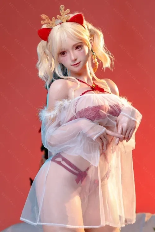 AITIA DOLL 2.2CFシリーズ 蠢沫沫 ChunMoMo 5番メイク ROS口腔付き 155cm(M) 可愛いサンタガール フルシリコン製 セクシーなラブドール Gカップ ノーマル肌