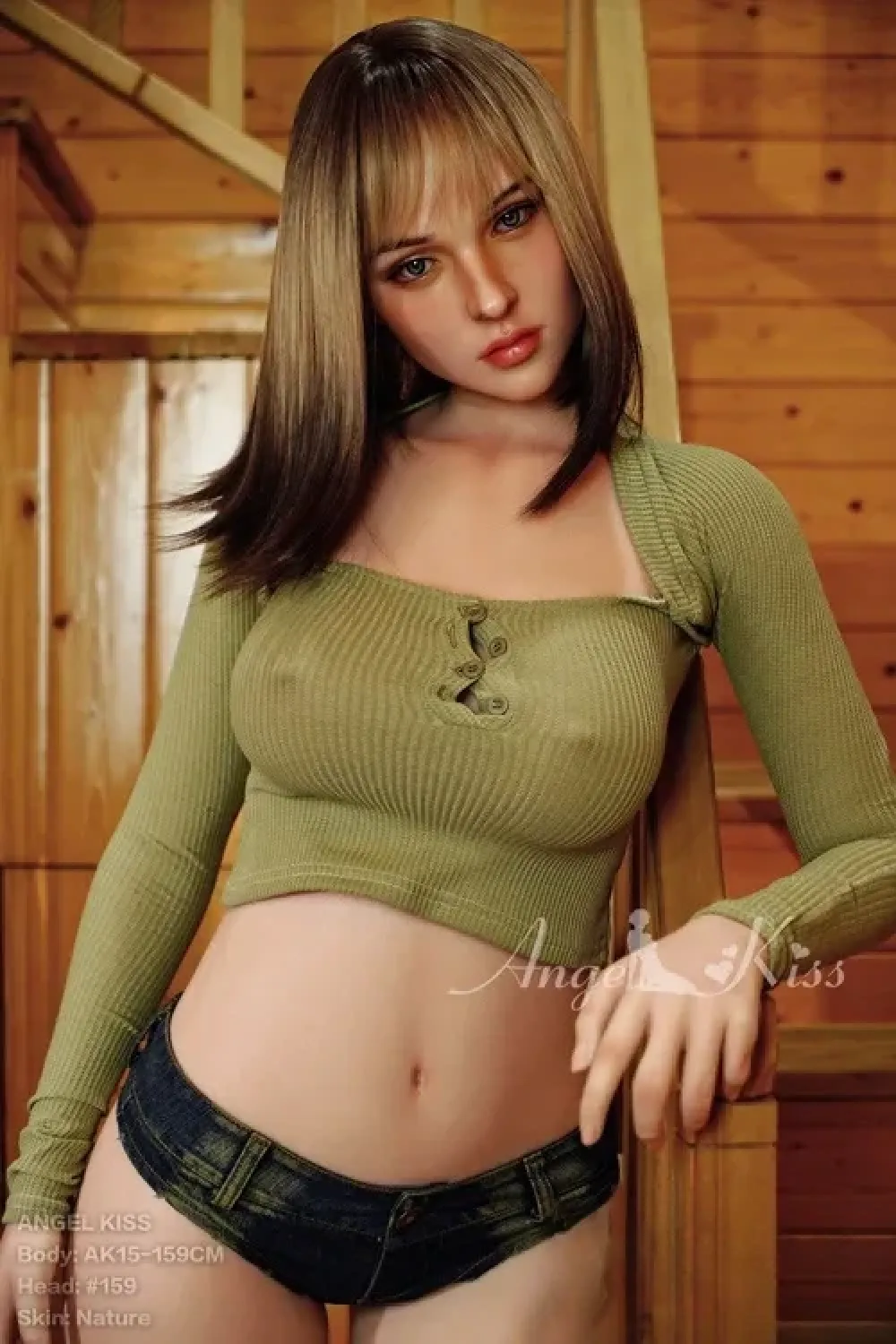 Angelkiss #159 志寿恵 159cmフルシリコン製ラブドール モデル体型 巨乳美人リアルドール Eカップ ノーマル肌