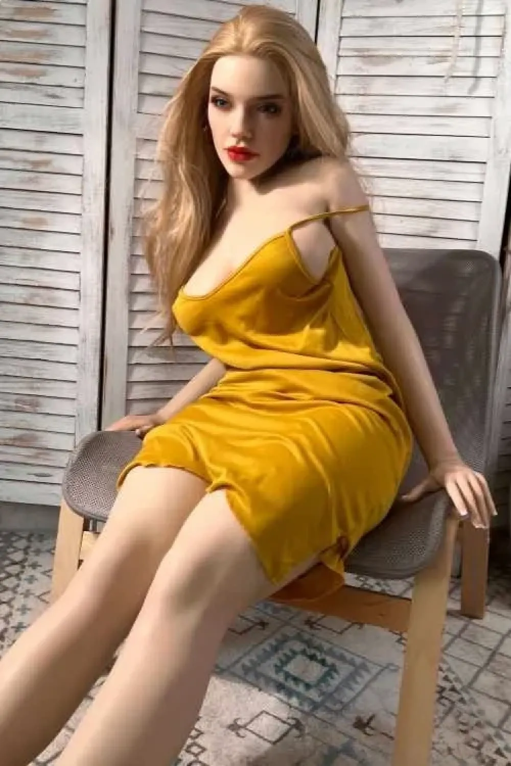 Realing 愛琳 167cm欧米風リアル ダッチワイフ 爆乳 等身大ドール 美しい 人形 Hカップ ノーマル肌 掲載画像はフルシリコン製