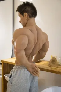 QITA DOLL #113 漢さん 177cm高身長 筋肉タイプ 男性ラブドール シリコン製 等身大 の 人形 ブラウン肌