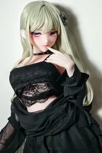 Elsa Babe AHRC033番 白井美野「Shirai Mino」 176cm M中胸 フルシリコン製 アニメ系 ラブドール 困り顔 二次元人形 ダッチワイフ ピンク肌