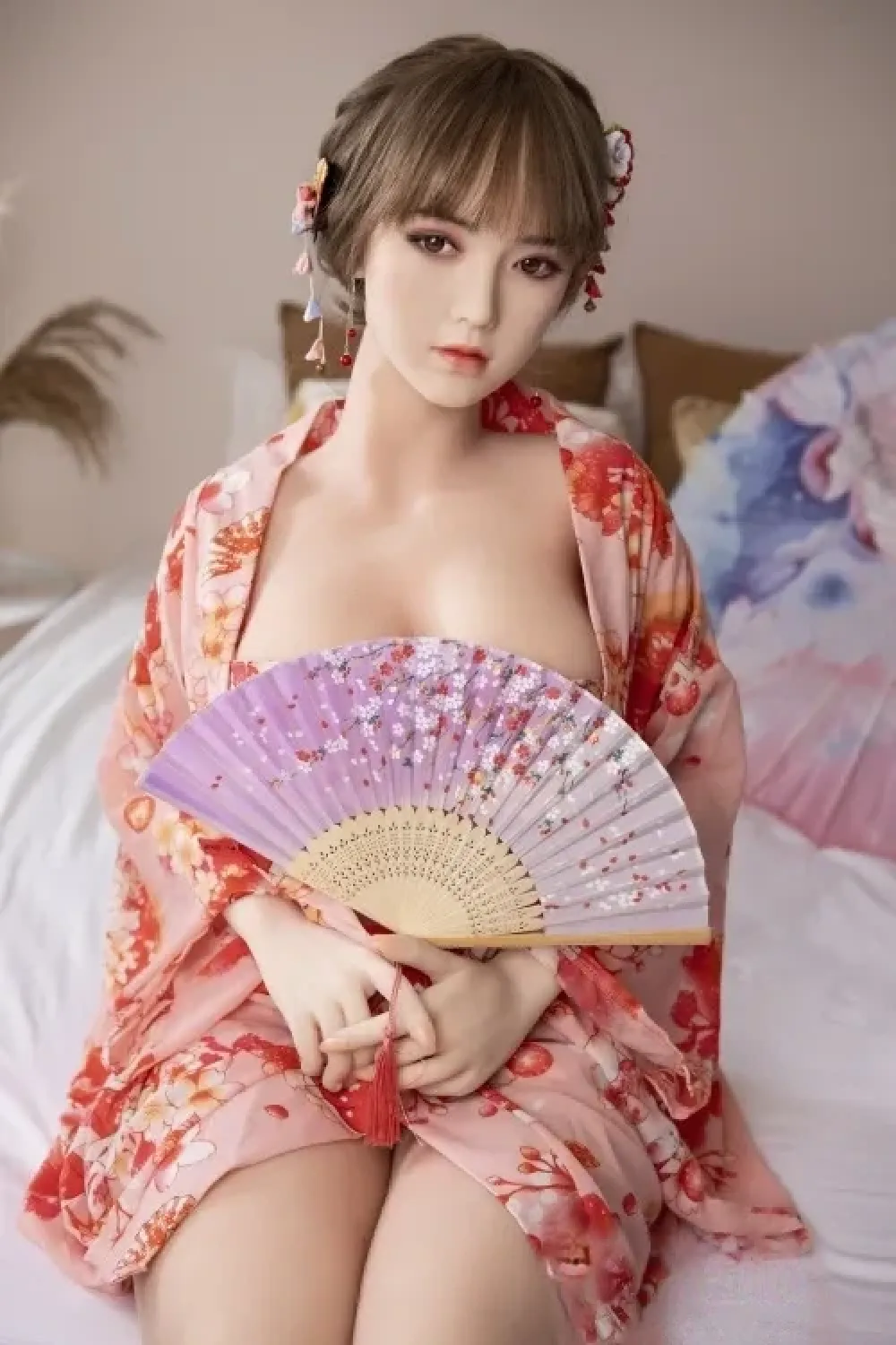 DL DOLL (YQシリーズ) #15 璃央菜 163cm着物美人 等身大ラブドール Fカップ ノーマル肌 掲載画像はシリコンヘッド+TPEボディ