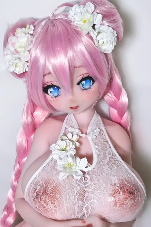 Elsa Babe AHR018番 莫莉「Molly」 130cmピンク髪ツインテール フルシリコン製 アニメ風ラブドール 爆乳 Mカップ ノーマル肌