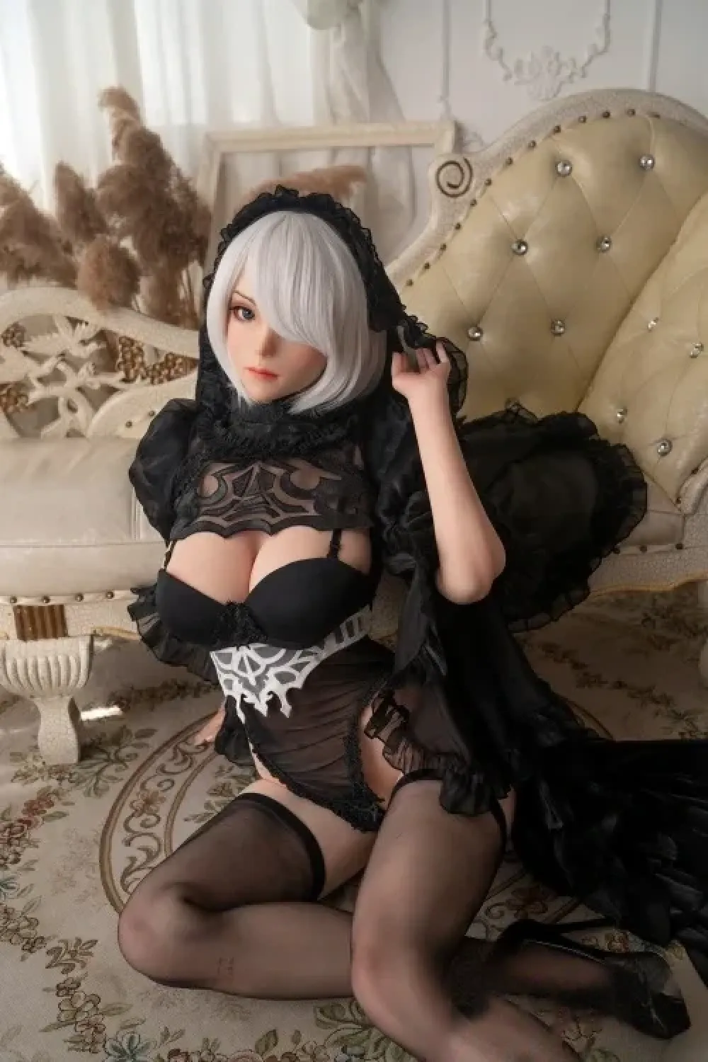 Game Lady No.18-1 2B（ヨルハ二号B型）171cmコスプレ ゲームセックス ドール シリコン製 等身大フィギュアラブドール 巨乳 Gカップ ノーマル肌 尼尔：机械纪元 ニーア オートマタ(NieR:Automata)
