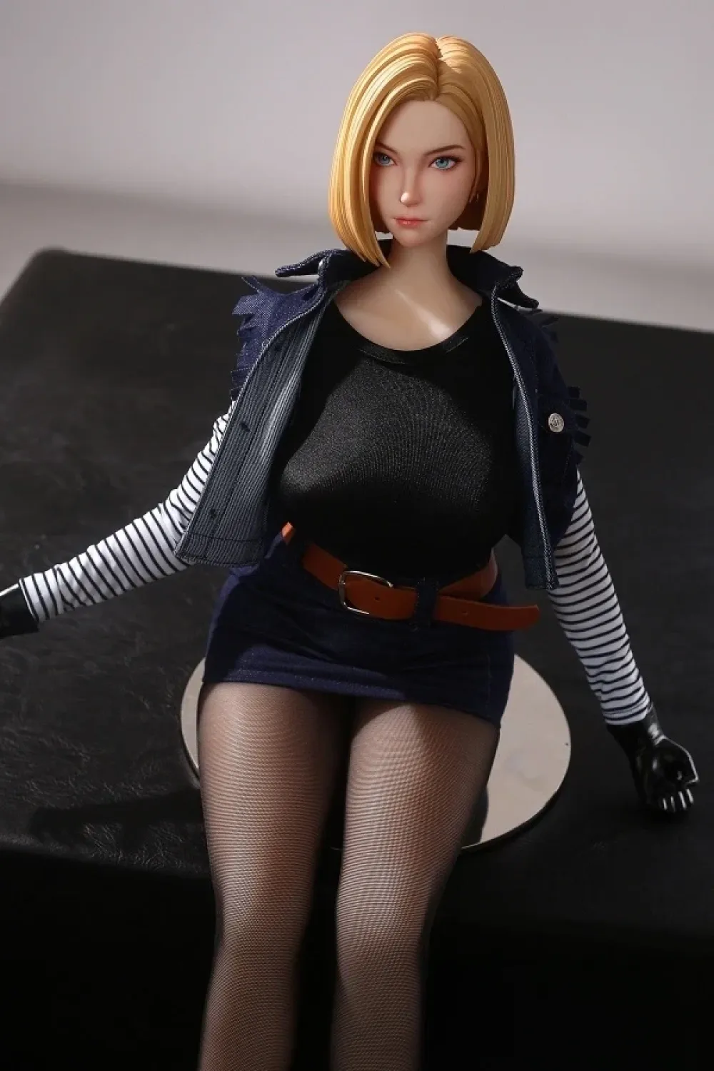 Otaku Doll 人造人間18号 65cm 3kg ドラゴンボール アニメ風 ミニラブドール PVCヘッド+シリコンボディ 宣材写真と同じ衣装