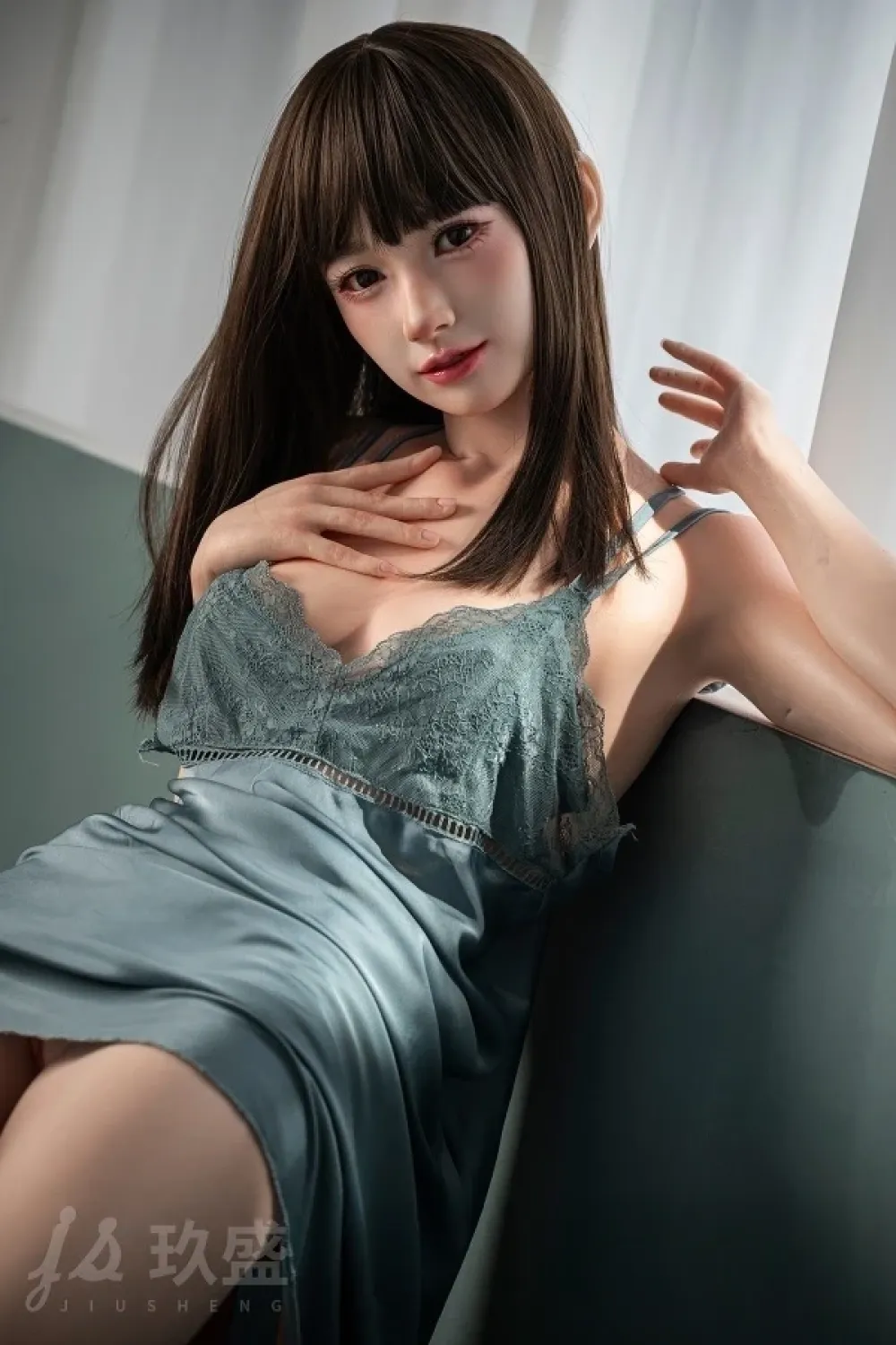 Jiusheng Doll #102B Runa ROS口腔付き 156cm Bカップ フルシリコン製 高級感ただよう艶美な美人ダッチワイフ 軽量化ボディ26kg ノーマル肌