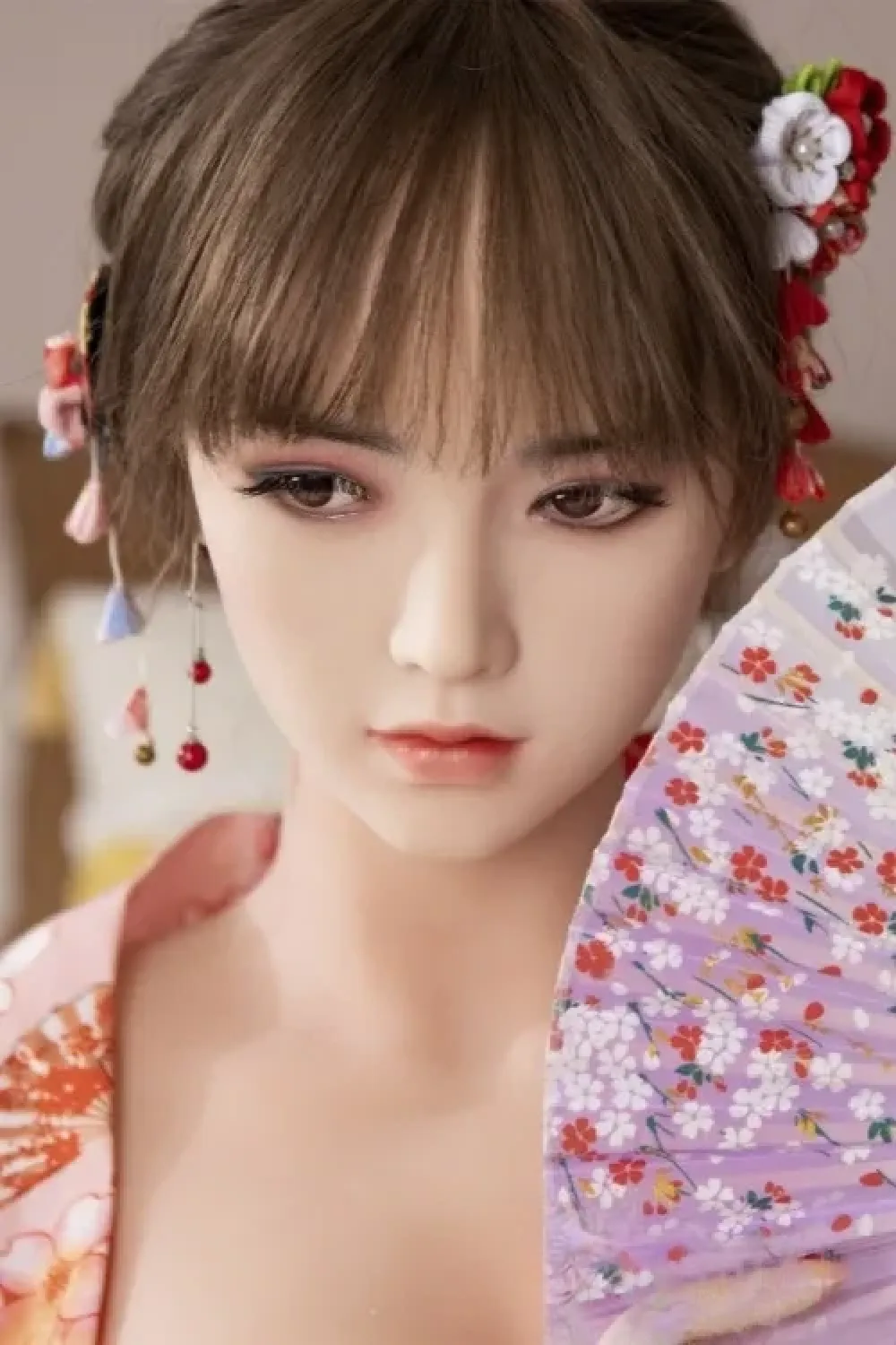 DL DOLL (YQシリーズ) #15 璃央菜 163cm着物美人 等身大ラブドール Fカップ ノーマル肌 掲載画像はシリコンヘッド+TPEボディ