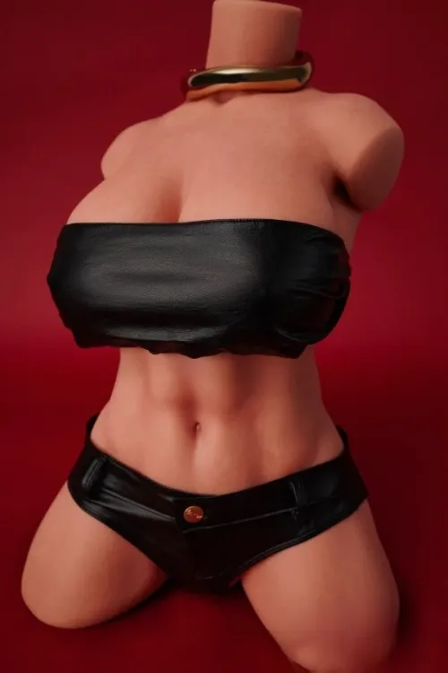 CLM(Climax Doll) ULW(超軽量化)シリーズ 12.5kg #663 トルソー (Black) 60cm Fカップ 半身ラブドール フルシリコン製 豊満ボディ
