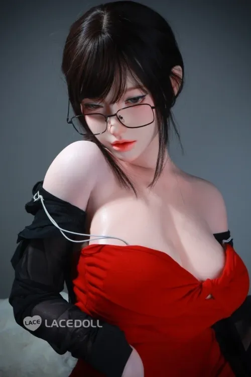 LACEDOLL 1番メイク 晚冰 168cm黒髪 気質美人ラブドール フルシリコン製 セクシーなリアル人形 Dカップ ノーマル肌