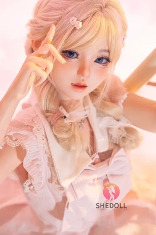 SHE DOLL 东笙 2.0 口開閉＆口腔模擬付き 152cm フルシリコン製 清楚で可愛い美少女 等身大ラブドール Aカップ ノーマル肌
