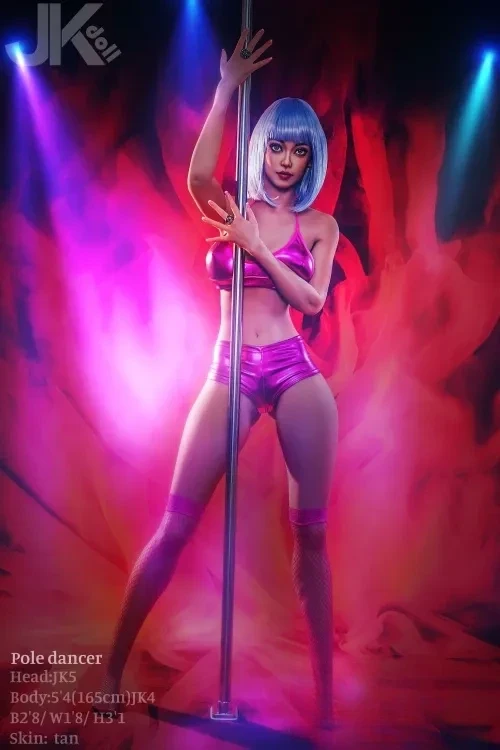 JKDOLL #jk5 Pole Dancer 可奈芽 165cm誘惑的なポールダンサー海外美人セックスドール TPE製 Gカップ ブラウン肌