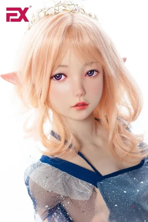 EXDOLL 玥 145cmフルシリコン製 プリンセスエルフ 可愛い系ラブドール 普胸Cカップ ノーマル肌 高級職人メイク ボディのリアルメイク付き Utopiaシリーズ