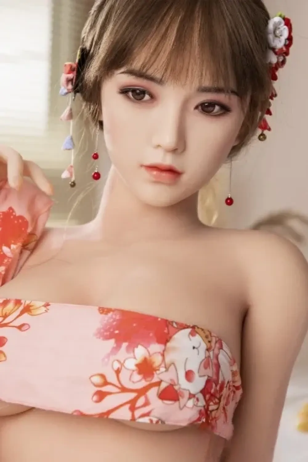 DL DOLL (YQシリーズ) #15 璃央菜 163cm着物美人 等身大ラブドール Fカップ ノーマル肌 掲載画像はシリコンヘッド+TPEボディ