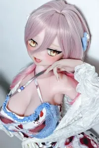 Elsa Babe AHR026番 桃井望「Momoi Nozomi」 144cm Gカップ いたずらっぽい 八重歯 フルシリコン製 ラブドール 二次元人形 ピンク肌