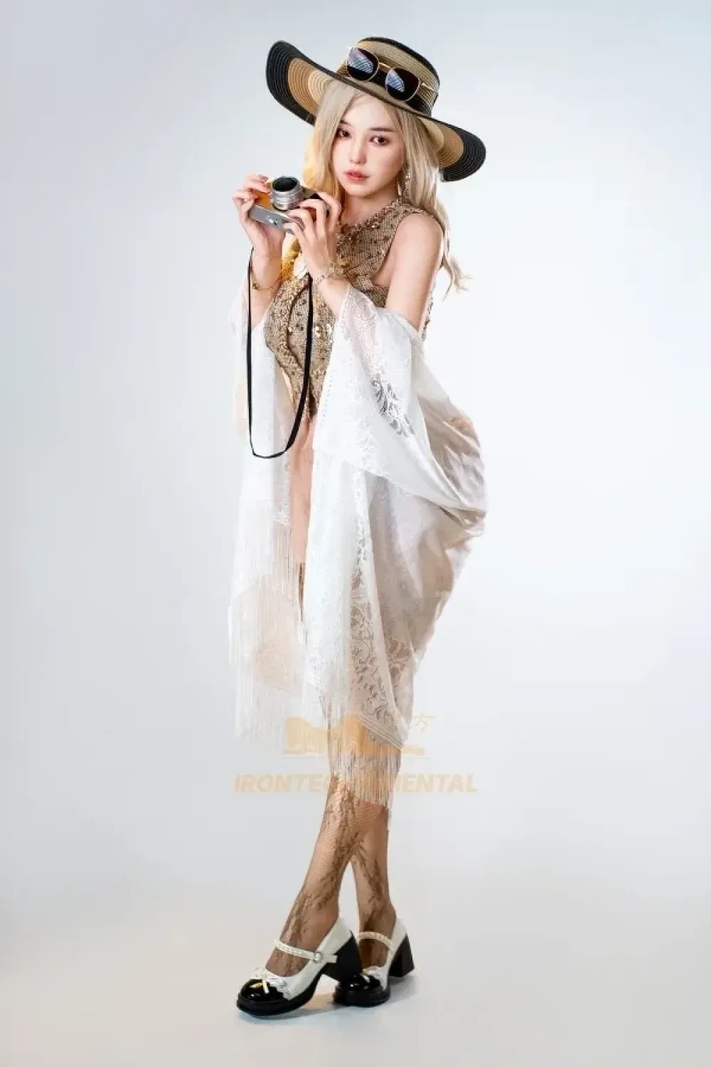 Irontech Doll 東方シリーズ S40 ROS MAXヘッド Eileen 158Tcm優雅系 フルシリコン製 ラブドール 等身大 ダッチワイフ 人形 Eカップ ナチュラル肌