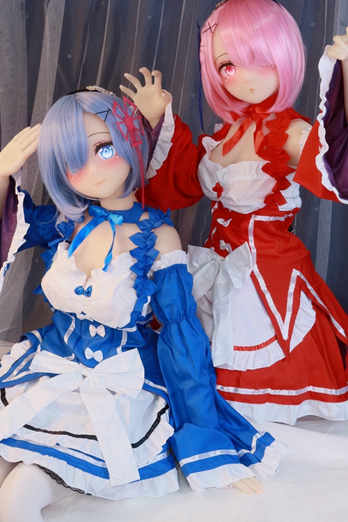 Aotume Doll #40/#41 采桜 145cm漫画美女 レム＆ラム コスプレ リアルなラブドール