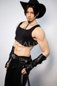 Realing 麒麟「Kylin」 185cm筋肉 男性型ラブドール フルシリコン製 等身大の人形 ノーマル肌