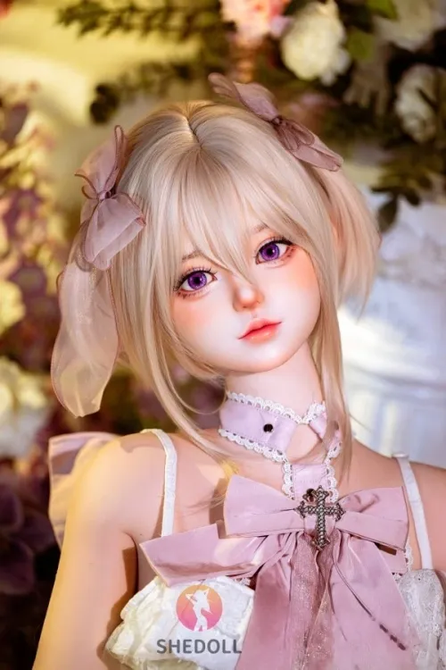SHE DOLL 1番メイク 东笙 2.0 口開閉＆口腔模擬付き 150cm清楚で上品な顔立ちが魅力のフルシリコン製ラブドール Bカップ ノーマル肌