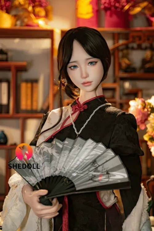 SHE DOLL カスタムメイク 江小梨 2.0 口開閉＆口腔模擬付き 156cm Eカップ フルシリコン製 黒髪 美人 等身大ダッチワイフ ノーマル肌