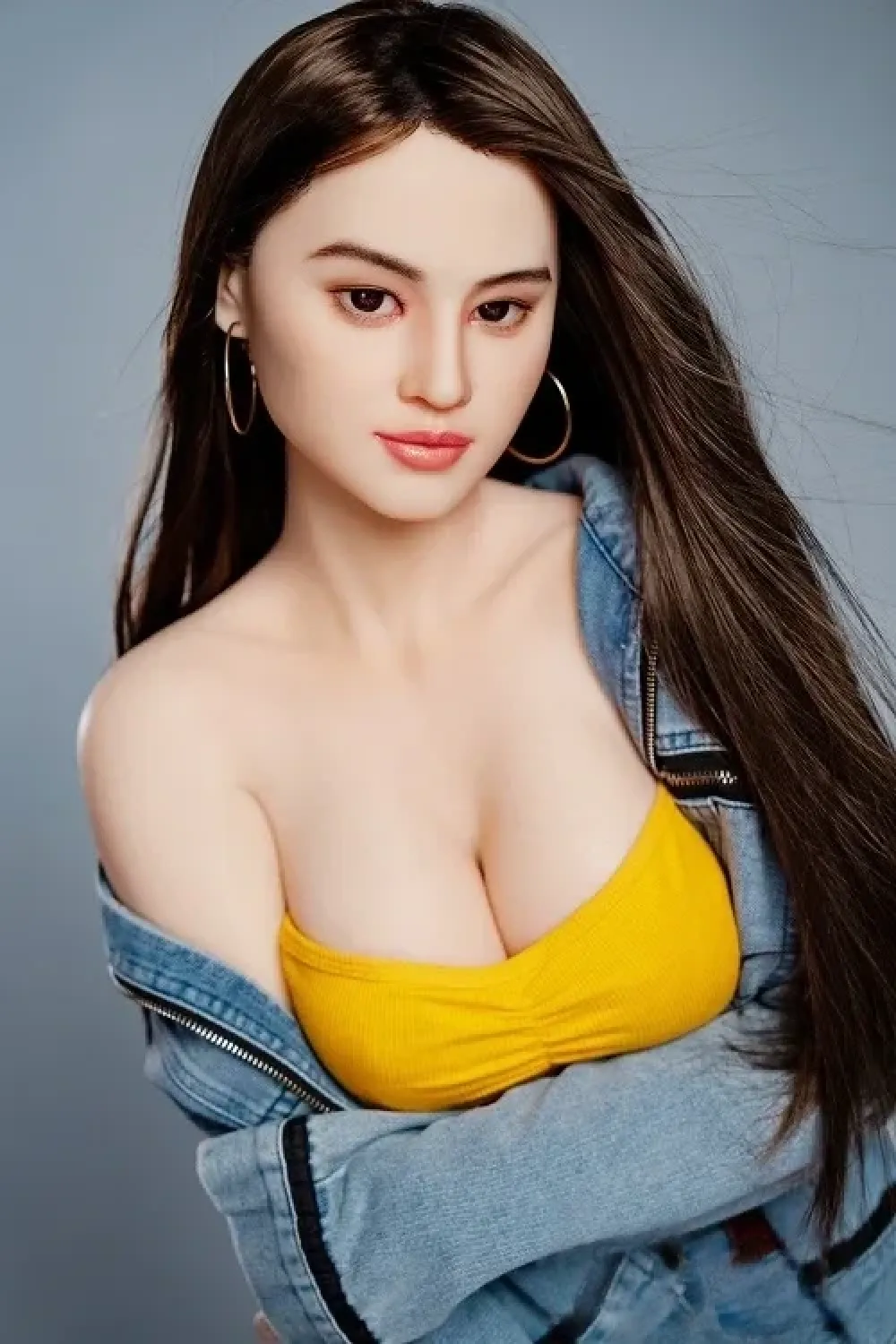 HRDOLL #R13 Crystal 165cm熟女 フルシリコン製 等身大ラブドール セクシーな女性ダッチワイフ Cカップ 白い肌 口開閉＆口腔模擬付き